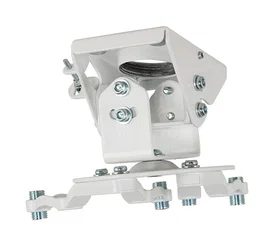 B-Tech BT899 Soporte para Proyector de Techo, Blanco, Capacidad 25 kg, Giro 360°, Inclinación -13° a +13°