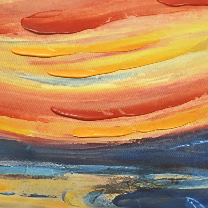 DKD Home Decor Cuadro Moderno Lienzo Gato Perro con LED Multicolor 3.7 x 73 x 53 cm (2 Unidades)