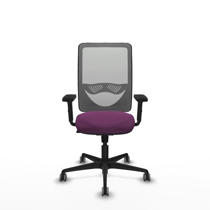 PIQUERAS Y CRESPO Silla de oficina Zulema con mecanismo Sincro, Morado y Gris PIQUERAS Y CRESPO Silla de oficina Zulema con mecanismo Sincro, Morado y Gris