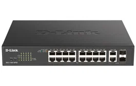 D-Link DGS-1100-18PV2 Switch Gestionado L2 Gigabit Ethernet PoE 1U Negro