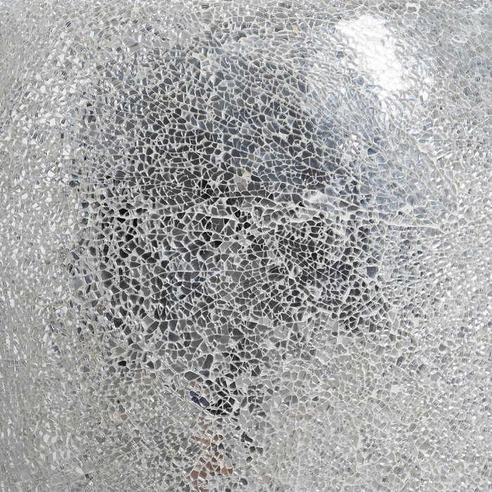 Jarrón Blanco Fibra de Vidrio Decoración 46 X 46 X 70,50 cm