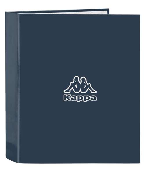 Carpeta de anillas Kappa Dark navy Azul marino A4 27 x 33 x 6 cm Carpeta de anillas Kappa Dark navy Azul marino A4 27 x 33 x 6 cm