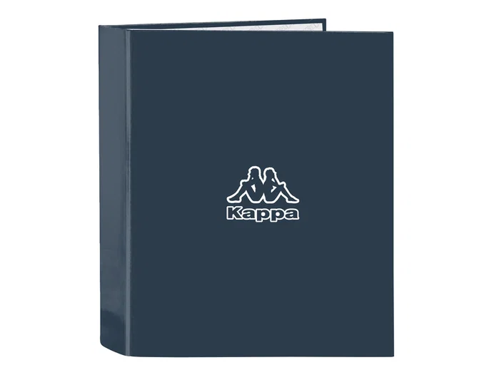 Safta Carpeta de 4 Anillas Kappa Dark Navy Lomo Ancho