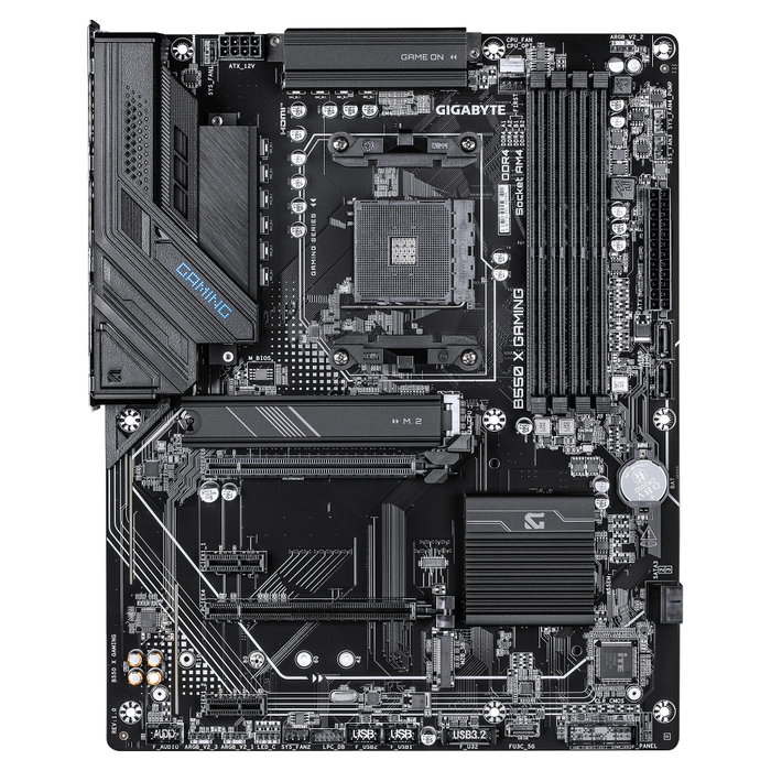 Gigabyte B550 X GAMING AM4 con 4xDDR4 y 2xM.2