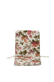 Hanah Home Aspendos 1 Cojín para Silla de Flores del Suroeste Multicolor, 100% Silicona, 45x90x3.5cm