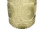 DKD Home Decor Set de 6 Copas de Cristal de 310 ml Relieve Verde