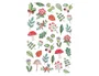 Imaginovo Pegatinas Flores Vintage de Papel 190x100 mm