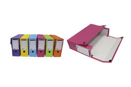 Caja De Transferencias Mariola Carton Forrado Mate Fº Con Ollaos Rosa