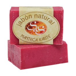 Laboratorios S&S Jabón Manteca de Karité 100g - Natural con Aceite de Oliva y Vitamina E