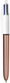 BIC Bolígrafo 4 Colores Shine Gold Rose Oro Rosa