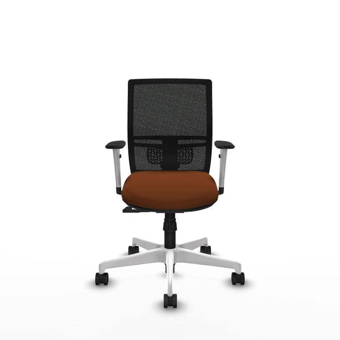 PIQUERAS Y CRESPO Silla de oficina Yunquera con mecanismo Sincro, Marrón y Negro PIQUERAS Y CRESPO Silla de oficina Yunquera con mecanismo Sincro, Marrón y Negro