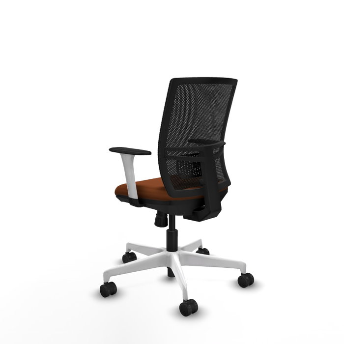 PIQUERAS Y CRESPO Silla de oficina Yunquera con mecanismo Sincro, Marrón y Negro PIQUERAS Y CRESPO Silla de oficina Yunquera con mecanismo Sincro, Marrón y Negro
