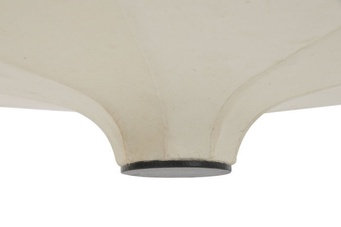 DKD Home Decor Lámpara de Techo India Lamps 2c25 LED Blanco Roto