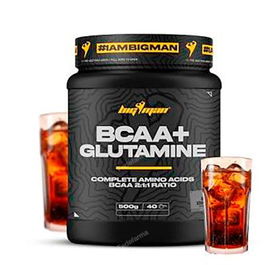 BIGMAN BCAA + Glutamina 500g Cola