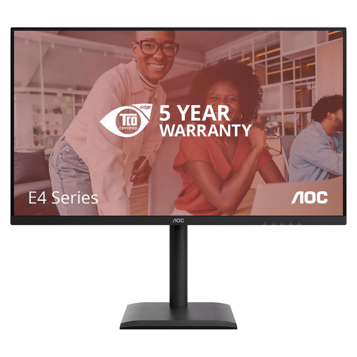 AOC Q32E4U Monitor Gaming 31.5" IPS 2560x1440 QHD 100Hz 4ms 350cd/m² HDR 2xHDMI 2.1 DisplayPort 1.4 USB Hub Negro - 5 Años Garantía