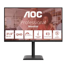 AOC Q32E4U Monitor QHD de 31,5 pulgadas IPS Negro