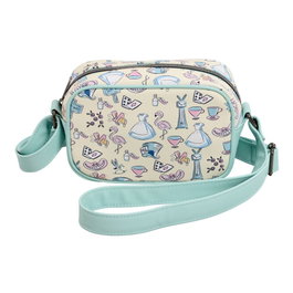 Loungefly Bolso Bandolera Alicia en el País de las Maravillas Disney Pastel AOP
