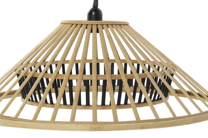 DKD Home Decor Lámpara Techo Bambú Marrón 60 x 60 x 26 cm DKD Home Decor Lámpara Techo Bambú Marrón 60 x 60 x 26 cm
