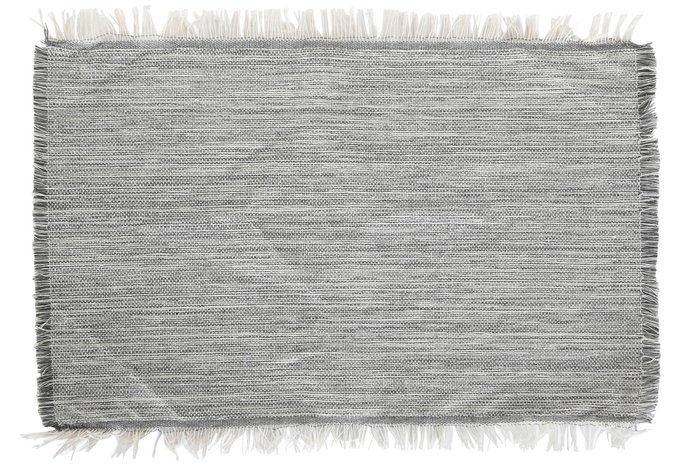 DKD Home Decor Individuales Blanco Gris Poliéster Reciclado Algodón Reciclado 46 x 0.1 x 33 cm (6 Unidades) DKD Home Decor Individuales Blanco Gris Poliéster Reciclado Algodón Reciclado 46 x 0.1 x 33 cm (6 Unidades)