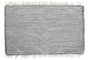 DKD Home Decor Individuales Blanco Gris Poliéster Reciclado Algodón Reciclado 46 x 0.1 x 33 cm (6 Unidades)