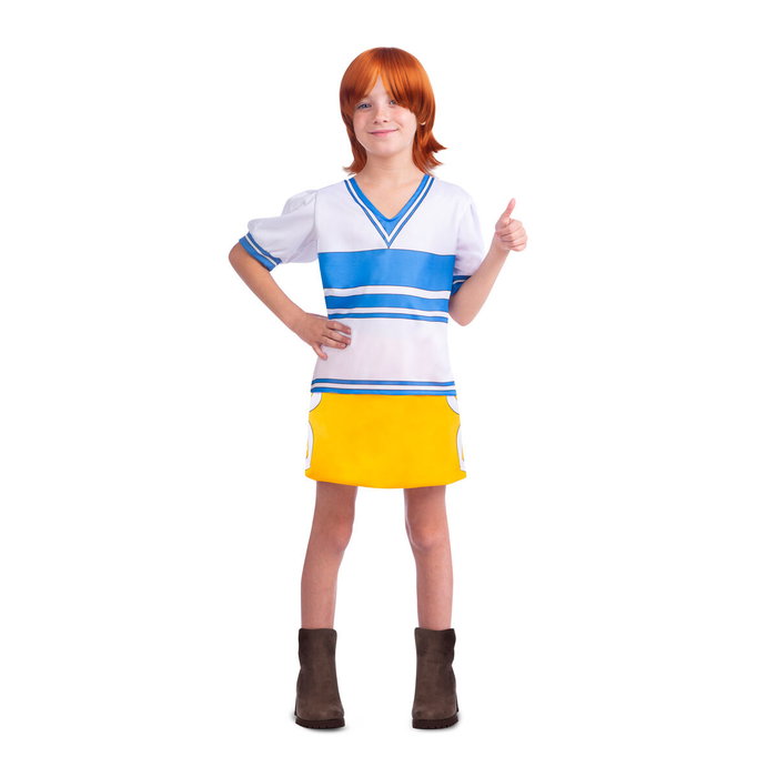 My Other Me Disfraz Nami con Peluca, Camiseta y Falda, Talla 7-9 Años My Other Me Disfraz Nami con Peluca, Camiseta y Falda, Talla 7-9 Años