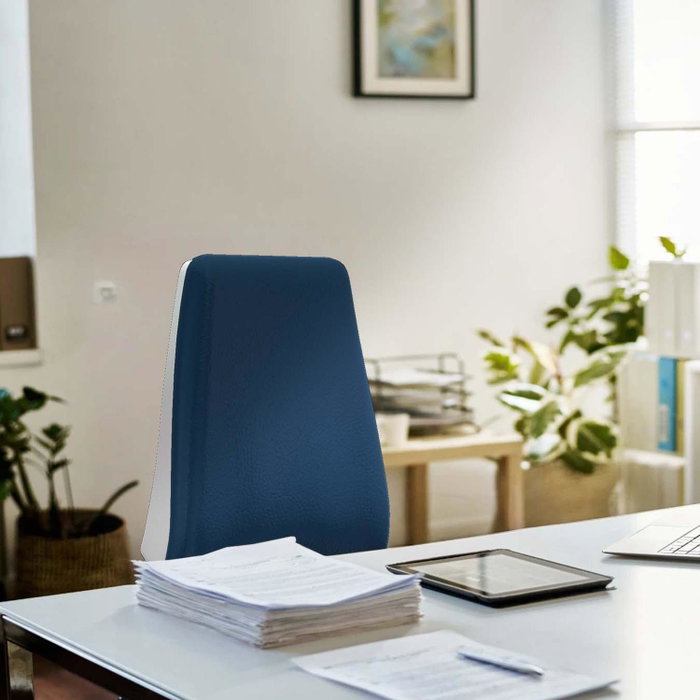 PIQUERAS Y CRESPO Silla de oficina Elche con mecanismo Asincro, Marrón
