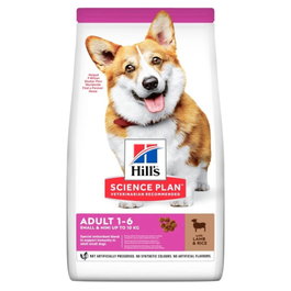 Hill's Pienso para Perro Adulto Raza Pequeña y Mini Cordero y Arroz 1,5 kg