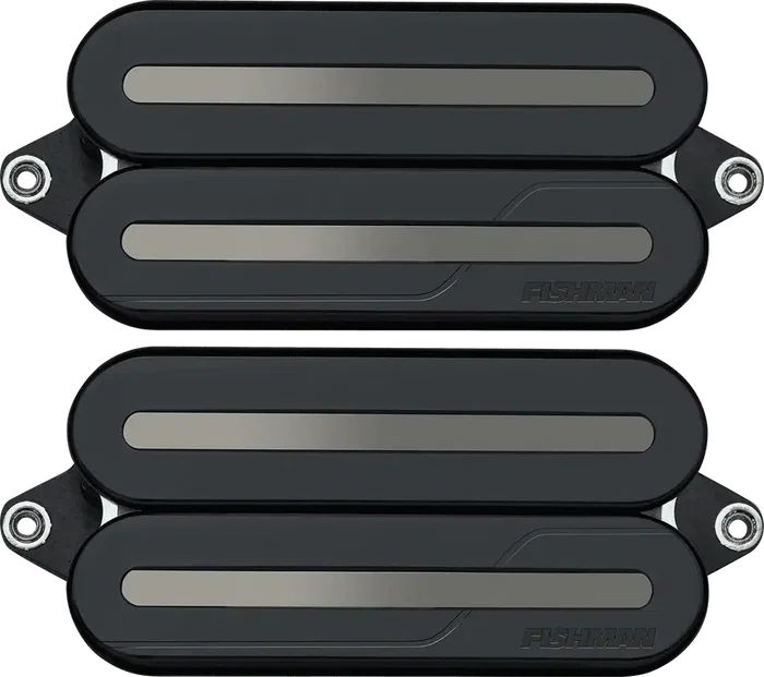 Fishman Set 2 Pastillas Humbucker Fluence Modern Open Core Rails - Negra / Black Nickel Fishman Set 2 Pastillas Humbucker Fluence Modern Open Core Rails - Negra / Black Nickel