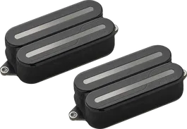 Fishman Set 2 Pastillas Humbucker Fluence Modern Open Core Rails - Negra / Black Nickel