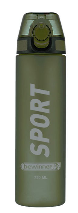 Bewinner Botella Sport Agua 750 ml. Dimensiones: Alto 26,2 cm, Ancho 7,1 cm, Largo 7,8 cm. (12 Unidades)