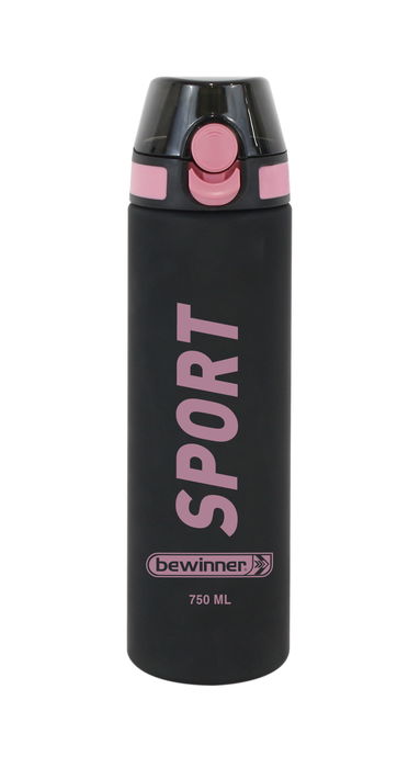 Bewinner Botella Sport Agua 750 ml. Dimensiones: Alto 26,2 cm, Ancho 7,1 cm, Largo 7,8 cm. (12 Unidades)