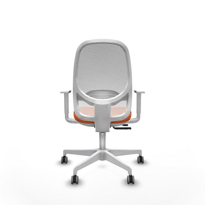 PIQUERAS Y CRESPO Silla de oficina Cilanco Naranja y Blanco