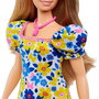 Barbie Muñeca Fashionista Síndrome Down HJT05 Mattel Juguete Inclusivo para Niñas y Niños +3 Años