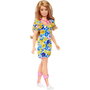 Barbie Muñeca Fashionista Síndrome Down HJT05 Mattel Juguete Inclusivo para Niñas y Niños +3 Años