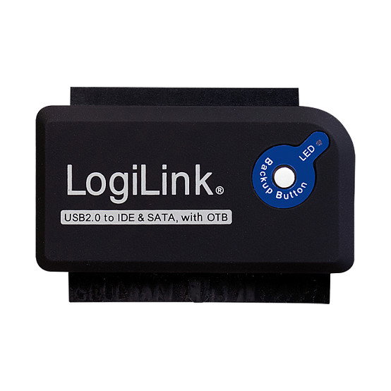 LogiLink Adaptador USB 2.0 a IDE/ATA y SATA AU0006C Negro