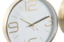 DKD Home Decor Set de 2 Relojes de Pared de Aluminio 25x25 cm Surtidos