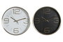 DKD Home Decor Set de 2 Relojes de Pared de Aluminio 25x25 cm Surtidos