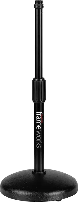 FRAMEWORKS Soporte de Micro de Sobremesa Base Redonda con Altura Regulable