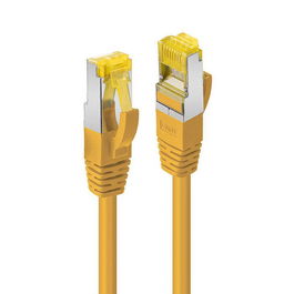 Lindy Cable de Red RJ45 S/FTP LSZH de 3m, Amarillo. Cat.7 Soporte 600MHz, 10GBase-T, Conectores Chapados en Oro, Diseño Snagless, LSZH