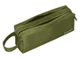 Liderpapel Estuche portatodo Classic rectangular con asa verde militar