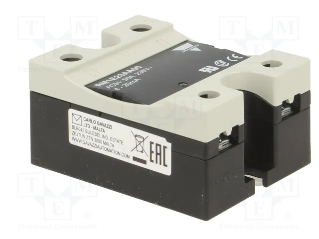 CARLO GAVAZZI RM1E23AA50 Relé de semiconductor monofásico 4-20mA 50A 90-280VAC