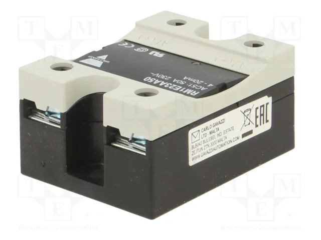 CARLO GAVAZZI RM1E23AA50 Relé de semiconductor monofásico 4-20mA 50A 90-280VAC