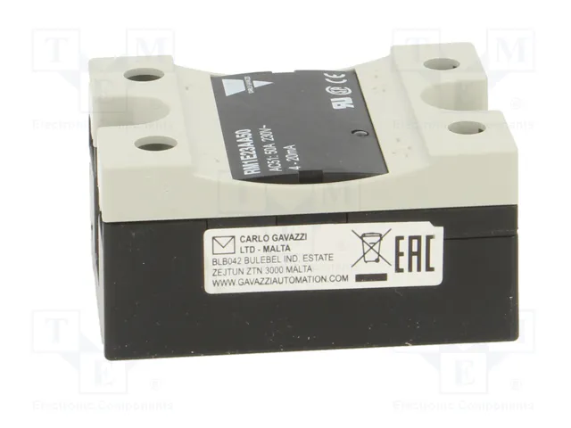 CARLO GAVAZZI RM1E23AA50 Relé de semiconductor monofásico 4-20mA 50A 90-280VAC