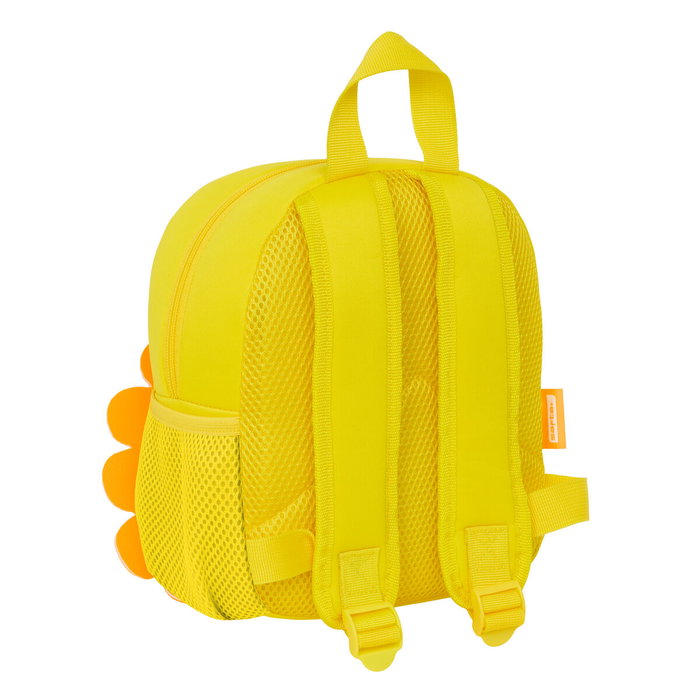 Mochila Infantil Safta Leon Amarillo 20 x 25 x 9 cm