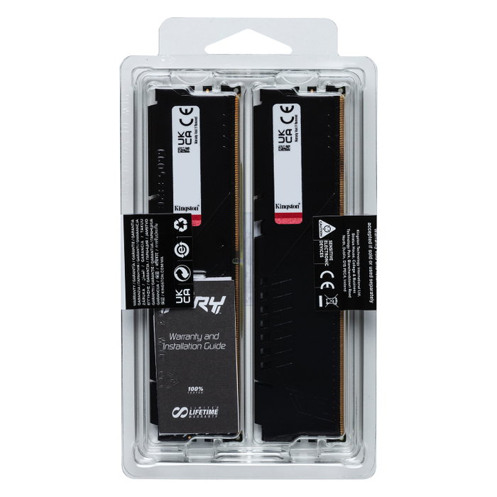 Kingston FURY Beast 32GB Kit (2x16GB) DDR5 6000MT/s CL30 AMD EXPO Memoria RAM Negro