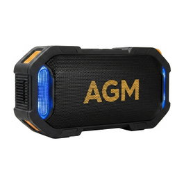 AGM by Bea-fon Mag Rock IPX7 Altavoz portátil inalámbrico 8W Bluetooth Negro Naranja