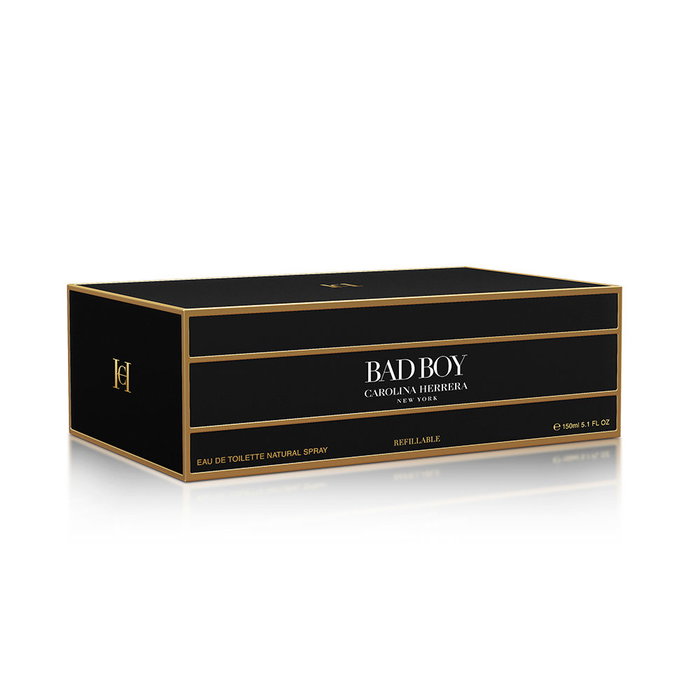 Carolina Herrera Bad Boy Eau de Toilette 150ml Refillable Carolina Herrera Bad Boy Eau de Toilette 150ml Refillable