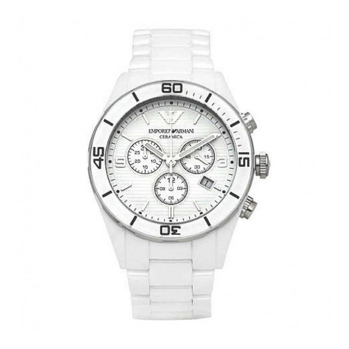 Armani AR1424 Reloj de Cerámica Blanco para Hombre Armani AR1424 Reloj de Cerámica Blanco para Hombre