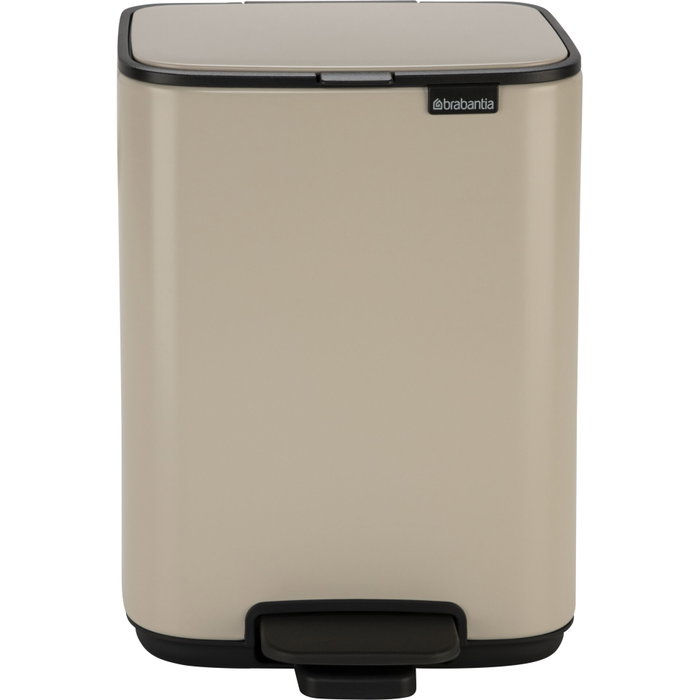 Brabantia BO Treteimer Cubo de basura con pedal 4L Soft Beige Brabantia BO Treteimer Cubo de basura con pedal 4L Soft Beige