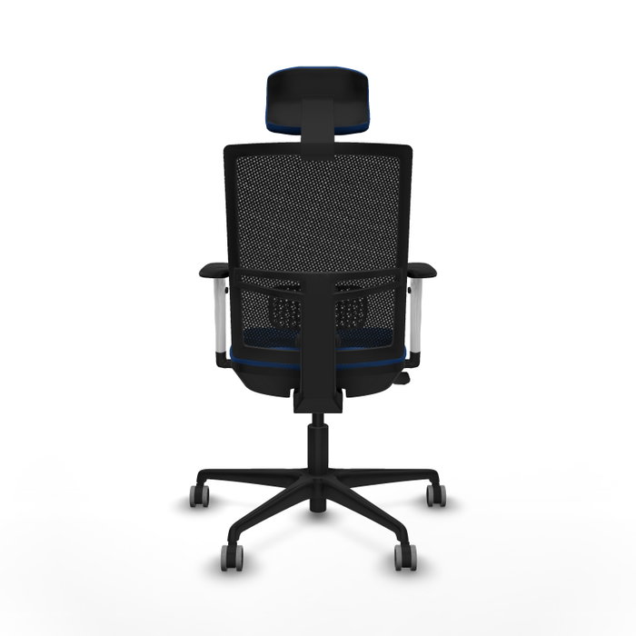 PIQUERAS Y CRESPO Silla de oficina Yunquera con mecanismo Sincro/Traslack, Azul y Negro PIQUERAS Y CRESPO Silla de oficina Yunquera con mecanismo Sincro/Traslack, Azul y Negro